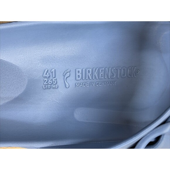 Birkenstock Arizona Sandals Men M8 Women L10 Sky Blue Authentic Made In Germany - Picture 9 of 16